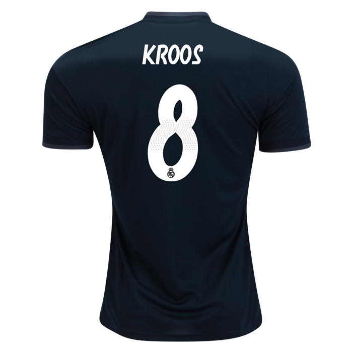 Men Toni Kroos Real Madrid 18/19 Away Jersey by adidas Buy Good Jerseys at