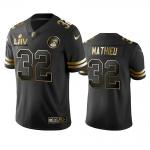 Men Tyrann Mathieu Chiefs Black Super Bowl LIV Golden Edition Jersey