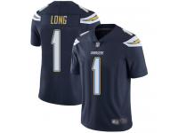 #1 Limited Ty Long Navy Blue Football Home Men's Jersey Los Angeles Chargers Vapor Untouchable