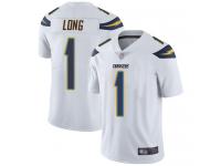 #1 Limited Ty Long White Football Road Men's Jersey Los Angeles Chargers Vapor Untouchable