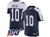 #10 Limited Tavon Austin Navy Blue Football Alternate Men's Jersey Throwback Dallas Cowboys Vapor Untouchable 100th Season