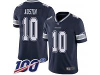 #10 Limited Tavon Austin Navy Blue Football Home Men's Jersey Dallas Cowboys Vapor Untouchable 100th Season