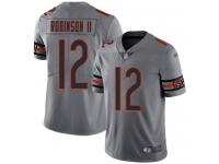 #12 Limited Allen Robinson Silver Football Men's Jersey Chicago Bears Inverted Legend Vapor Rush