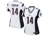 #14 Steve Grogan New England Patriots Alternate Jersey _ Nike Women's Red NFL Game
