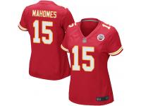 #15 Game Patrick Mahomes Red Football Home Women's Jersey Kansas City Chiefs