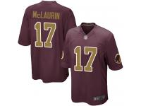 #17 Game Terry McLaurin Burgundy Red Football Alternate Men's Jersey Washington Redskins 80th Anniversary