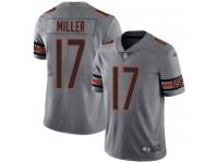 #17 Limited Anthony Miller Silver Football Men's Jersey Chicago Bears Inverted Legend Vapor Rush