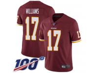 #17 Limited Doug Williams Burgundy Red Football Home Youth Jersey Washington Redskins Vapor Untouchable 100th Season