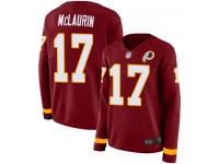 #17 Limited Terry McLaurin Burgundy Football Women's Jersey Washington Redskins Therma Long Sleeve