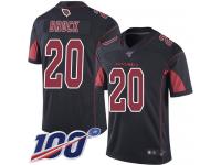 #20 Limited Tramaine Brock Black Football Youth Jersey Arizona Cardinals Rush Vapor Untouchable 100th Season