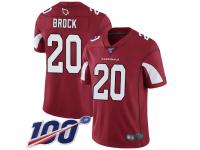 #20 Limited Tramaine Brock Red Football Home Youth Jersey Arizona Cardinals Vapor Untouchable 100th Season
