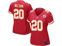 #20 Steven Nelson Kansas City Chiefs Home Jersey _ Nike Women's Red NFL Game