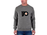 2015 NHL Philadelphia Flyers Men Long Sleeve Dark Grey T-Shirt