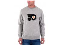 2015 NHL Philadelphia Flyers Men Long Sleeve Grey T-Shirt