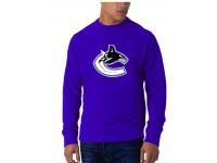 2015 NHL Vancouver Canucks Men Long Sleeve Blue T-Shirt
