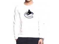2015 NHL Vancouver Canucks Men Long Sleeve White T-Shirt