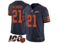 #21 Limited Ha Ha Clinton-Dix Navy Blue Football Men's Jersey Chicago Bears Rush Vapor Untouchable 100th Season