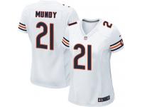 #21 Ryan Mundy Chicago Bears Road Jersey _ Nike Women's White NFL Game