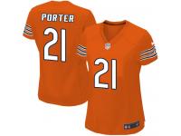 #21 Tracy Porter Chicago Bears Alternate Jersey _ Nike Women's Orange NFL Game