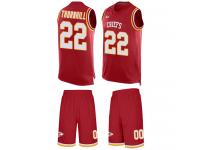 #22 Juan Thornhill Red Football Men's Jersey Kansas City Chiefs Tank Top Suit