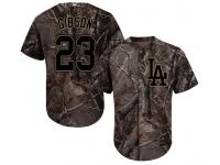 #23 Kirk Gibson Camo Baseball Men's Jersey Los Angeles Dodgers Realtree Collection Flex Base