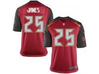 #25 Mike James Tampa Bay Buccaneers Home Jersey _ Nike Youth Red NFL Game