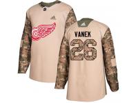#26 Adidas Authentic Thomas Vanek Youth Camo NHL Jersey - Detroit Red Wings Veterans Day Practice