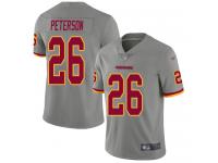 #26 Limited Adrian Peterson Gray Football Youth Jersey Washington Redskins Inverted Legend