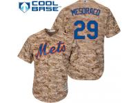 #29 Authentic Devin Mesoraco Men's Camo Baseball Jersey - Alternate New York Mets Cool Base