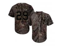 #29 Authentic Devin Mesoraco Youth Camo Baseball Jersey - New York Mets Realtree Collection Flex Base