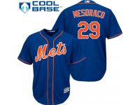 #29  Devin Mesoraco Men's Royal Blue Baseball Jersey - Alternate Home New York Mets Cool Base