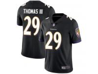 #29 Limited Earl Thomas III Black Football Alternate Youth Jersey Baltimore Ravens Vapor Untouchable