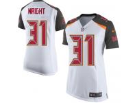 #31 Major Wright Tampa Bay Buccaneers Road Jersey _ Nike Women's White NFL Game