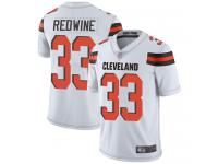 #33 Limited Sheldrick Redwine White Football Road Men's Jersey Cleveland Browns Vapor Untouchable
