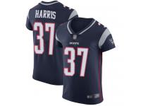 #37 Elite Damien Harris Navy Blue Football Home Men's Jersey New England Patriots Vapor Untouchable