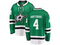 #4 Breakaway Craig Hartsburg Green NHL Home Men's Jersey Dallas Stars