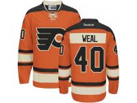 #40 Authentic Jordan Weal Black Adidas NHL Alternate Men's Jersey Philadelphia Flyers