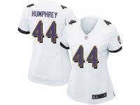 #44 Game Marlon Humphrey White Football Road Women's Jersey Baltimore Ravens