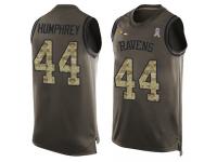 #44 Marlon Humphrey Green Football Men's Jersey Baltimore Ravens Salute to Service Tank Top