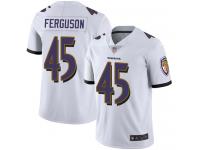 #45 Baltimore Ravens Jaylon Ferguson Limited Youth Road White Jersey Football Vapor Untouchable