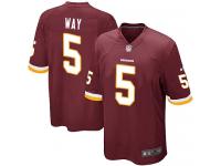 #5 Tress Way Washington Redskins Home Jersey _ Nike Youth Burgundy Red NFL Game
