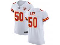 #50 Elite Darron Lee White Football Road Men's Jersey Kansas City Chiefs Vapor Untouchable