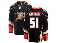 #51 Breakaway Blake McLaughlin Youth Black NHL Jersey - Home Anaheim Ducks