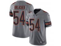 #54 Limited Brian Urlacher Silver Football Men's Jersey Chicago Bears Inverted Legend Vapor Rush