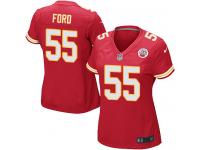 #55 Dee Ford Kansas City Chiefs Home Jersey _ Nike Women's Red NFL Game