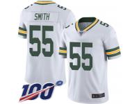 #55 Limited Za'Darius Smith White Football Road Youth Jersey Green Bay Packers Vapor Untouchable 100th Season