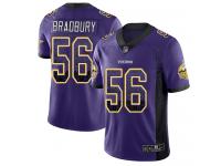 #56 Limited Garrett Bradbury Purple Football Men's Jersey Minnesota Vikings Rush Drift Fashion