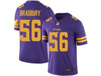 #56 Limited Garrett Bradbury Purple Football Men's Jersey Minnesota Vikings Rush Vapor Untouchable