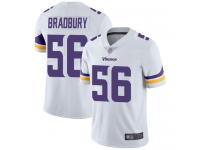 #56 Limited Garrett Bradbury White Football Road Men's Jersey Minnesota Vikings Vapor Untouchable