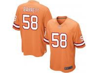 #58 Game Shaquil Barrett Orange Football Alternate Men's Jersey Tampa Bay Buccaneers